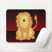 Lion Mouse Pad Mousepad (Mit Mouse)