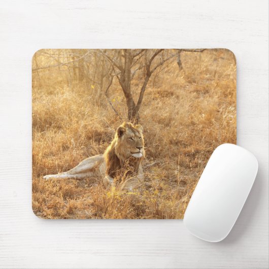 Lion Mouse Pad Mousepad (Mit Mouse)