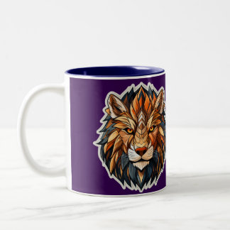 lion mug zweifarbige tasse