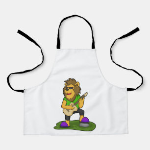 Lion Musician Gitarre Schürze