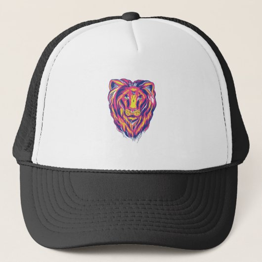 Lion Muzzle, afrikanische Big Cat Truckerkappe (Vorderseite)