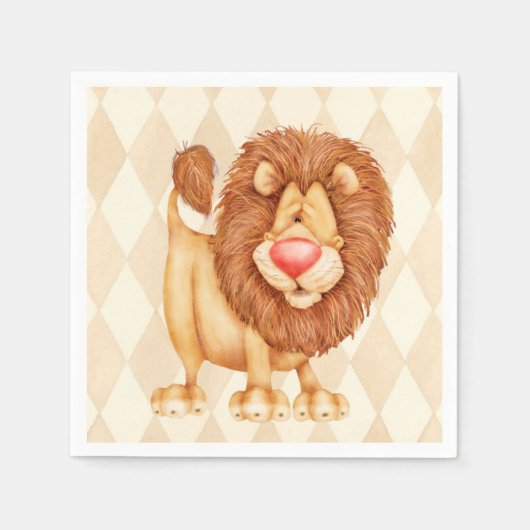 Lion - Napkins Serviette (Vorderseite)
