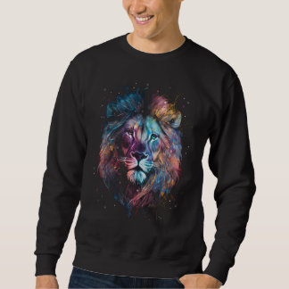 Lion Nebular - Graffiti Neon Tinte Splash Sweatshirt