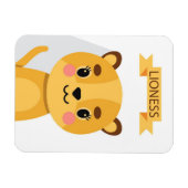 Lion Niedlich Lioness Magnet (Horizontal)
