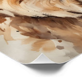 Lion no 1 Glossy Poster (Ecke)