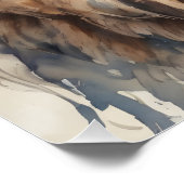 Lion no 7 Glossy Poster (Ecke)