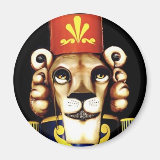 Lion Nutcracker Magnet (Vorne)