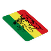 Lion of Juda - Rastafara Rastafari - Reggae Magnet (Rechte Seite)