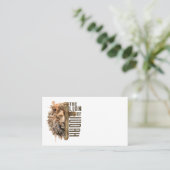 Lion of Judah Business Cards Visitenkarte (Stehend Vorderseite)