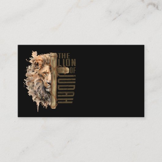 Lion of Judah Business Cards Visitenkarte (Vorderseite)