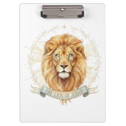 Lion of Judah Christian Clipboard  Klemmbrett