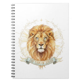 Lion of Judah Classic Notebook - Bold 6.5" x 8.75" Notizblock