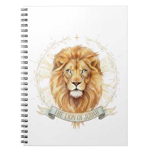Lion of Judah Classic Notebook - Bold 6.5" x 8.75" Notizblock (Vorderseite)
