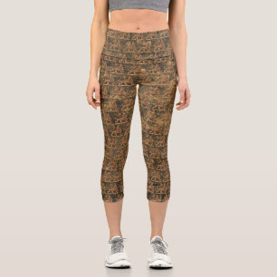 Lion of Judah - Empire of Ethiopia - Africa Power Capri Leggings