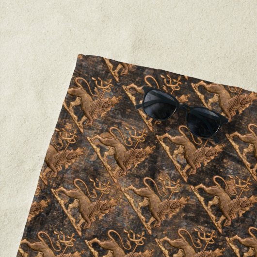 Lion of Judah Empire of Ethiopia Jah Reggae Roots Strandtuch (Beispiel)