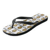 Lion of Judah Faith based all-over Unisex Badesandalen (Schrägansicht)