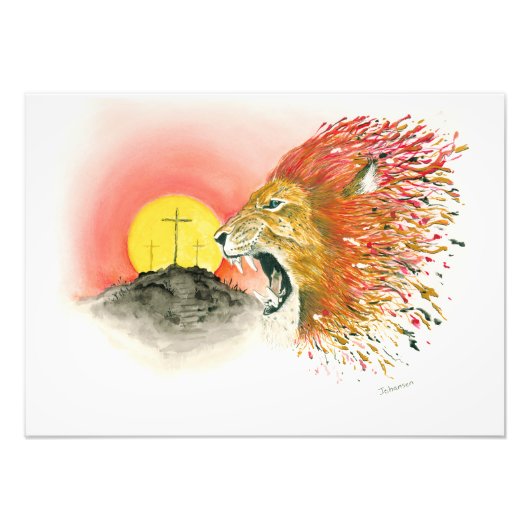Lion of Judah Fotodruck (Vorne)