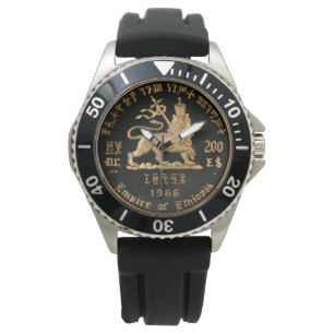 Lion of Judah - Haile Selassie - Rastafari Watch A Armbanduhr