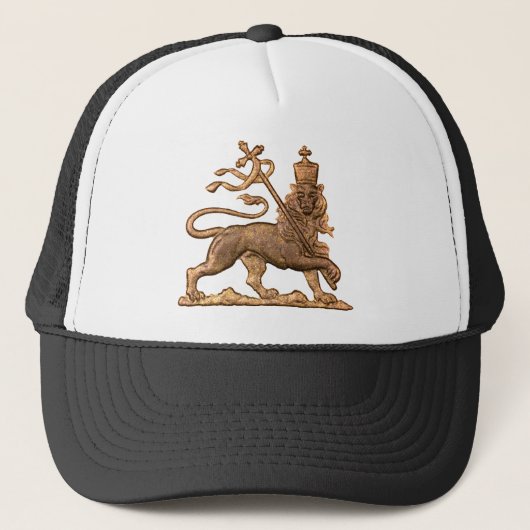 Lion of Judah - Haile Selassie - Trucker Cap Truckerkappe (Vorderseite)