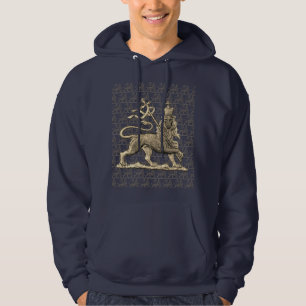 Lion of Judah Hoodie Jah Army Haile Selassie