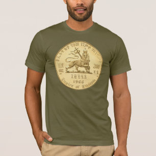 Lion of Judah - Jah Army Gold - Rasta Reggae Shirt