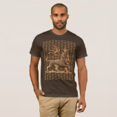 Lion of Judah Jah Army INI Haile Selassie Rasta T-Shirt (Vorne ganz)