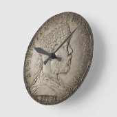 Lion of Judah Jah Army Menelik II Rasta Roots Runde Wanduhr (Winkel)