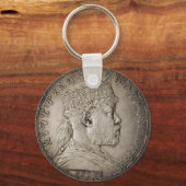 Lion of Judah Jah Army Menelik II Rasta Roots Schlüsselanhänger (Vorderseite)