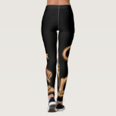 Lion of Judah - Jah Rasta - Power Yoga Leggings (Rückseite)
