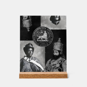 Lion of Judah Jah Rastafari Haile Selassie I King Acrylschild