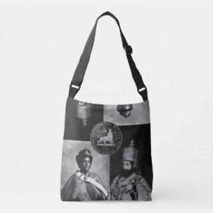 Lion of Judah Jah Rastafari Haile Selassie I King Tragetaschen Mit Langen Trägern