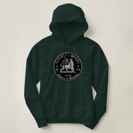 Lion of Judah - Jah Rastafari Rasta Queen Hoodie (Design vorne)