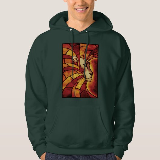 Lion of Judah - Jah Rastafari Rasta Queen Hoodie (Vorderseite)