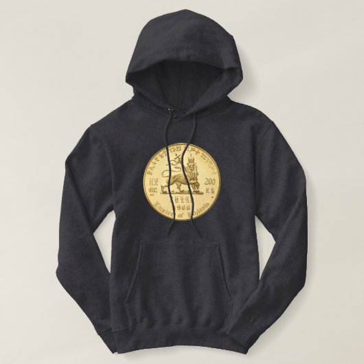 Lion of Judah - Jah Rastafari Rasta Queen Hoodie (Design vorne)