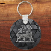 Lion of Judah Jah Rastafari Rasta Reggae Roots INI Schlüsselanhänger (Vorderseite)