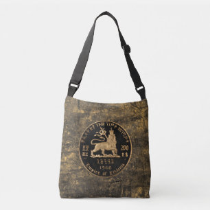 Lion of Judah - Jah Rastafari - Reggae Roots Bag Tragetaschen Mit Langen Trägern