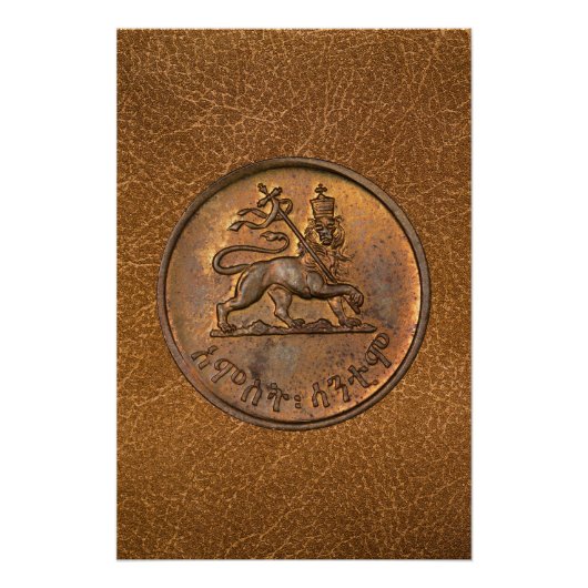 Lion of Judah Jah Rastafari Reggae Roots Poster (Vorderseite)