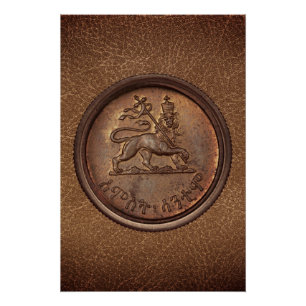 Lion of Judah Jah Rastafari Reggae Roots Poster