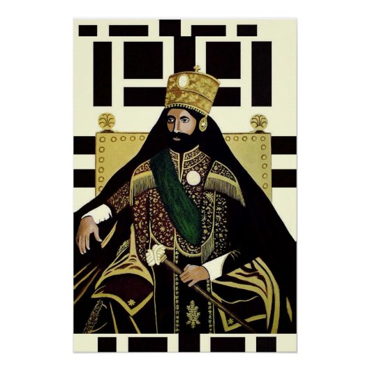 Lion of Judah Jah Rastafari Reggae Roots Poster (Vorderseite)