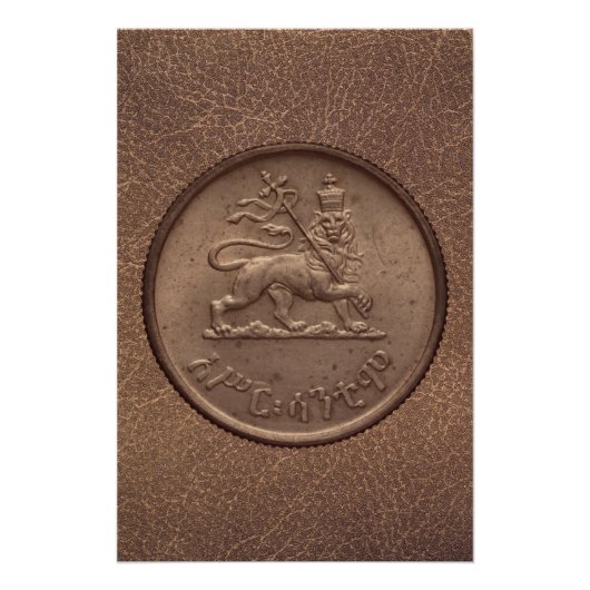 Lion of Judah Jah Rastafari Reggae Roots Poster (Vorderseite)