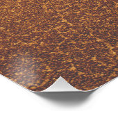 Lion of Judah Jah Rastafari Reggae Roots Poster (Ecke)