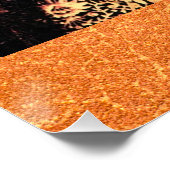 Lion of Judah Jah Rastafari Reggae Roots Poster (Ecke)