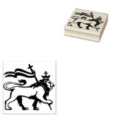Lion of Judah - Jah Rastafari - Reggae Roots Stamp Gummistempel (Stempel)