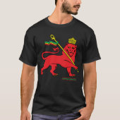 Lion of Judah Jah Sunny Arts Design Tshirt (Vorderseite)