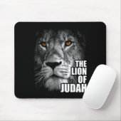 Lion Of Judah Jesus Christian Faith Over Fear Mousepad (Mit Mouse)