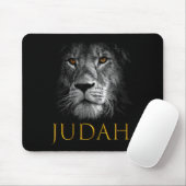 Lion Of Judah Jesus Christian Faith Over Fear Prem Mousepad (Mit Mouse)
