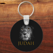 Lion Of Judah Jesus Christian Faith Over Fear Prem Schlüsselanhänger (Vorderseite)