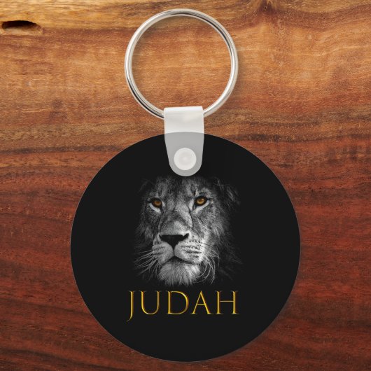 Lion Of Judah Jesus Christian Faith Over Fear Prem Schlüsselanhänger (Vorderseite)