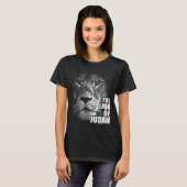 Lion Of Judah Jesus Christian Faith Over Fear T-Shirt (Vorne ganz)
