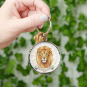 Lion of Judah Keychain - Bold Christian Strength  Schlüsselanhänger (Hand)